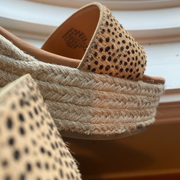 J crew factory | leopard print platform sandal, Sz 9.5 - Picture 5 of 5